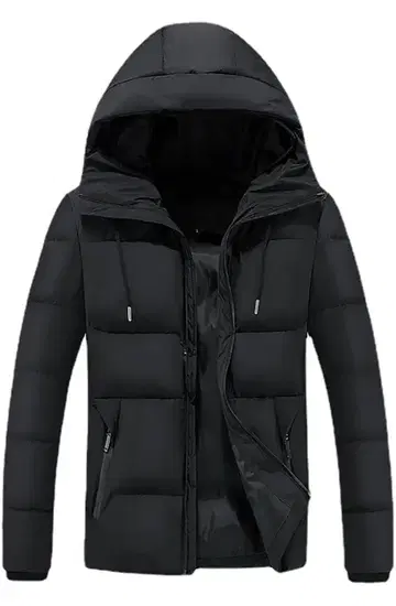 남성용 다운 자켓 코트 패딩 자켓 점퍼 후드 부착 발수