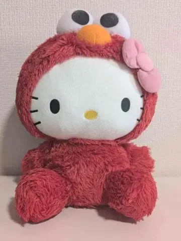 헬로키티 엘모 코스튬 봉제 인형