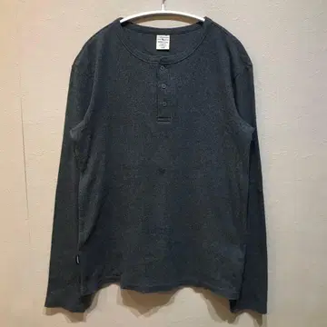 AVIREX 헨리넥 긴팔 티셔츠 L 사이즈