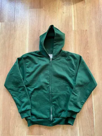 PLUMA 다크 그린 후드티 L 사이즈