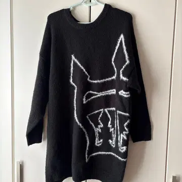 RODEO CROWNS 블랙 컬러 니트 스웨터 FREE 사이즈