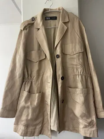 ZARA 베이지 트렌치코트 M 사이즈