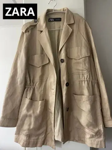 ZARA 베이지 트렌치코트 M 사이즈