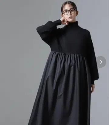 나노 유니버스 이소재 콤비 도킹 터틀 원피스