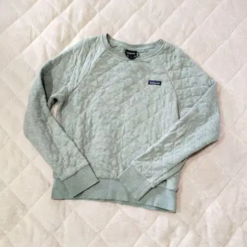 patagonia 그레이 퀼팅 트레이닝복 맨투맨 XS