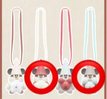 릴루리루 2025 캡슐 토이 레드 그레이