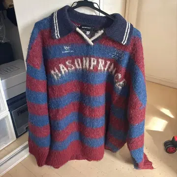 MASONPRINCE 스트라이프 니트 스웨터 사이즈 3