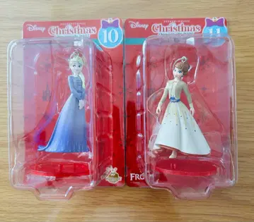디즈니 크리스마스 오너먼트 복권 안나 & 엘사 2체 세트
