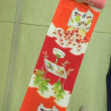 새상품 유젠 순수 실크 옷감 31