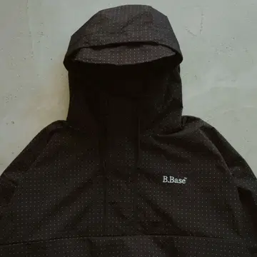 broken base 나일론 테크 아노락 black dot M