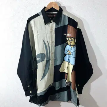 미사용 새상품 데드스탁 PHAT FARM 긴팔 셔츠 남성용 XL