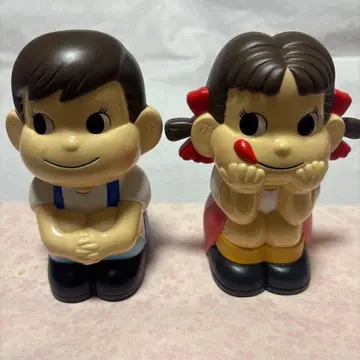 페코짱 포코짱 피규어 2체 세트 저금통 후지야