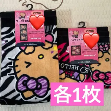 헬로키티 핸드 타월 페이스 타월