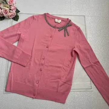 kate spade 핑크 가디건 XS