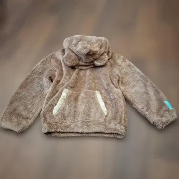 JENNI LOVE 플리스 후드티 브라운