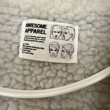 AWESOME APPAREL 미니 보아 자켓