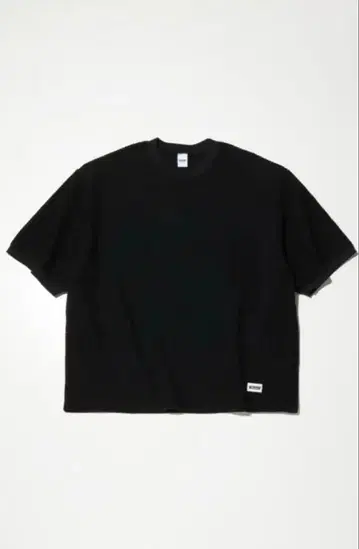 Radiall 블랙 와플 편직 T셔츠 L 사이즈