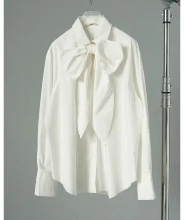 anuke 볼륨 리본 셔츠 volume ribbon shits