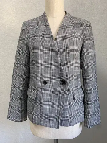 체크 무늬 자켓 S 사이즈