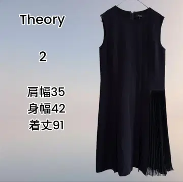Theory 슬리브리스 무릎 기장 원피스 2