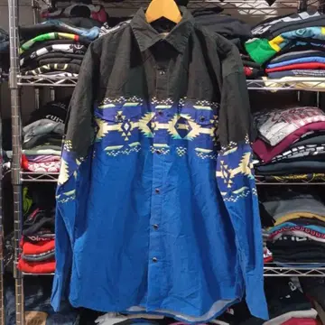 USA 구제 의류 CANYONGUIDE 웨스턴 셔츠