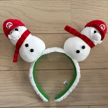 눈사람 마리오 머리띠