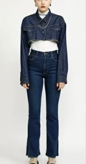 SLY 부츠컷 데님 청바지