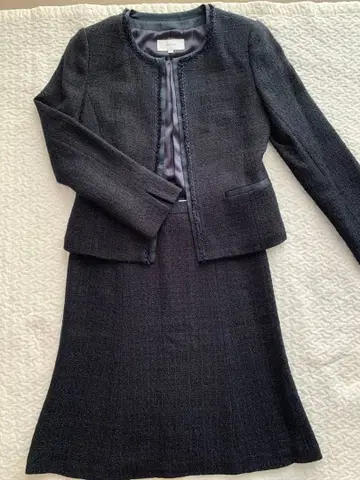 [ 새상품급 ] UNTITLED 네이비 트위드 셋업