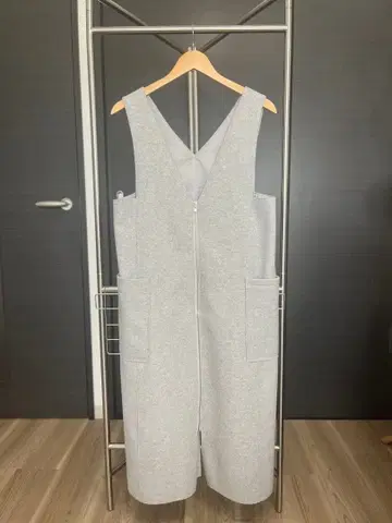 [노리즈] 그레이 슬리브리스 원피스