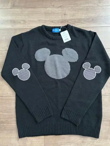 디즈니 미키마우스 스웨터 블랙 L