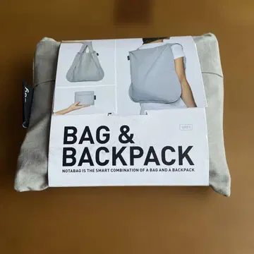 새상품 Notabag 백 & 백팩 그레이