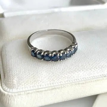 블루 스톤 925 실버 반지