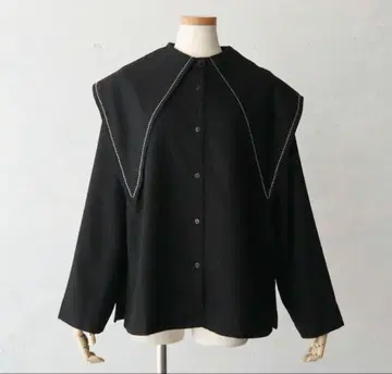 택 포함 새상품 [ K.growth ] 멀티 웨이 세일러 리본 셔츠