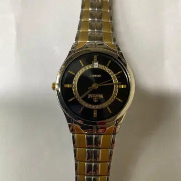 WYSZNA 블랙 골드 아날로그 손목시계