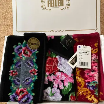 페이러 레이크알스터 Florire 손수건 셰니르 직조 3개 세트