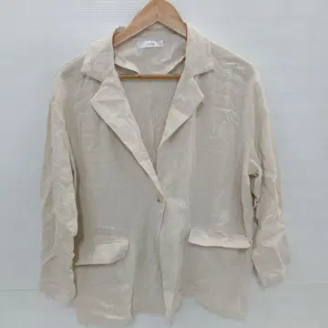 11.17 S336 피프스 테일러드 자켓 마 혼방 아이보리