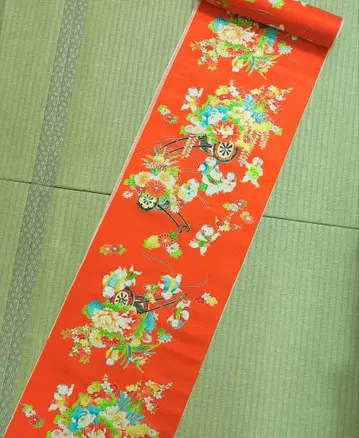 새상품 유젠 순수 실크 옷감 33