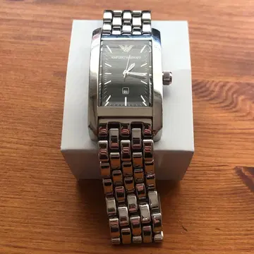 [ 가동 ] EMPORIO ARMANI 아날로그 시계 실버 AR-0115