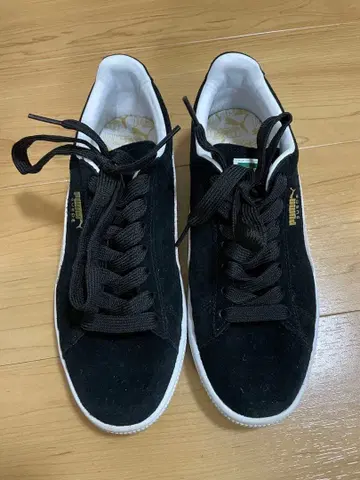 PUMA 스웨이드 스니커즈 블랙