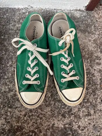CONVERSE 그린 로우컷 스니커즈