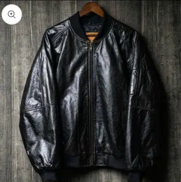 PABLO VINCI Leather bomber jacket M
