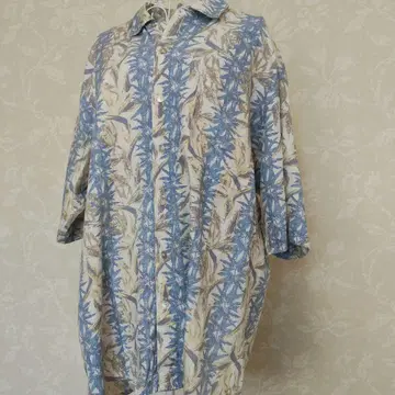 smithANDwatkins 실크 코튼 알로하 셔츠