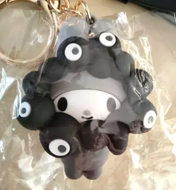 오사카 만박 한정판 변신 마이멜로디 블랙 미야쿠미야쿠 산리오 입체 키링