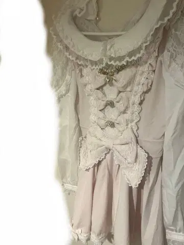 LIZLISA 트리플 리본 프릴 셋업