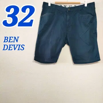 BEN DAVIS 데이비스 네이비 하프 팬츠 32 봄/여름 스트릿