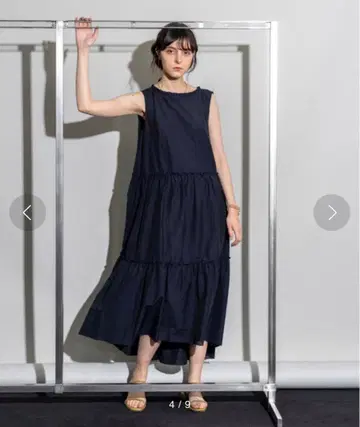 MAISON SPECIAL 페이퍼론 개더 원피스