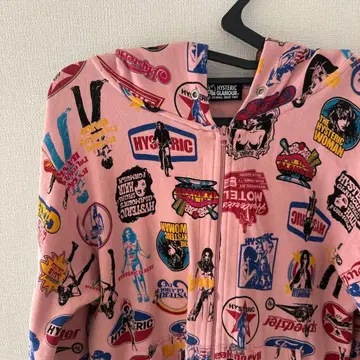 HYSTERIC GLAMOUR 프린트 후드티