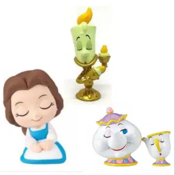 미녀와 야수 어깨 쿵 Fig 벨 포트 여성 & 칩 룩미에르 가챠