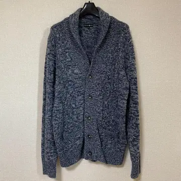 타카시마야 남성용 캐시미어 100% 니트 가디건 XL 새상품급