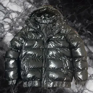 광택 y2k 그런지 다운 자켓